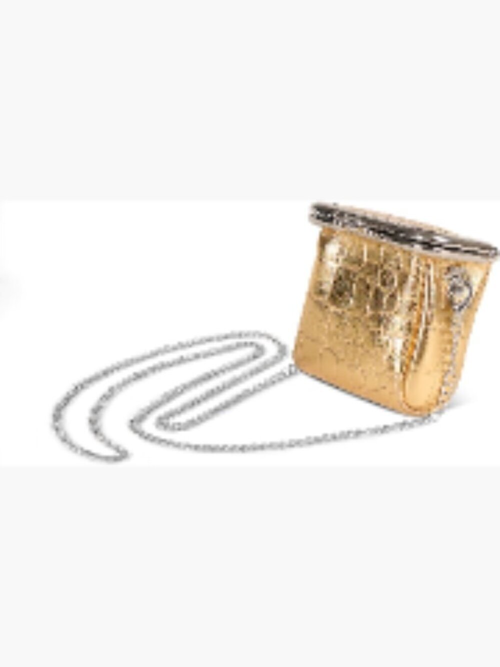 Set of 11 Mini Kiss Lock Crossbody Bags, Faux Leather Coin Purse with Chain